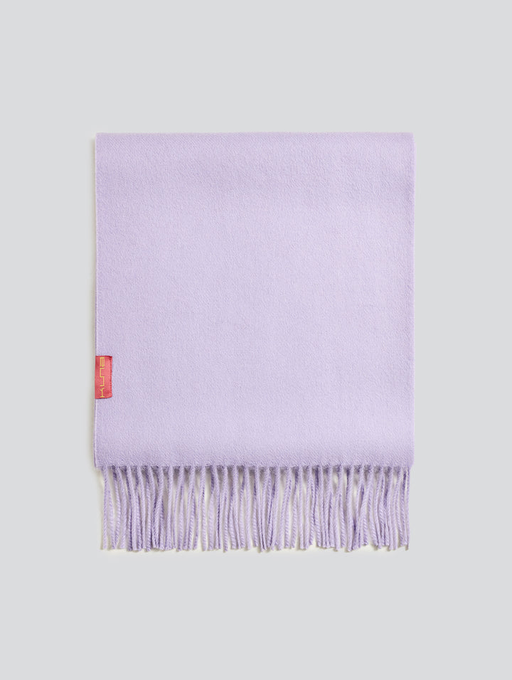 Adrian Baby Alpaca Scarf in Purple