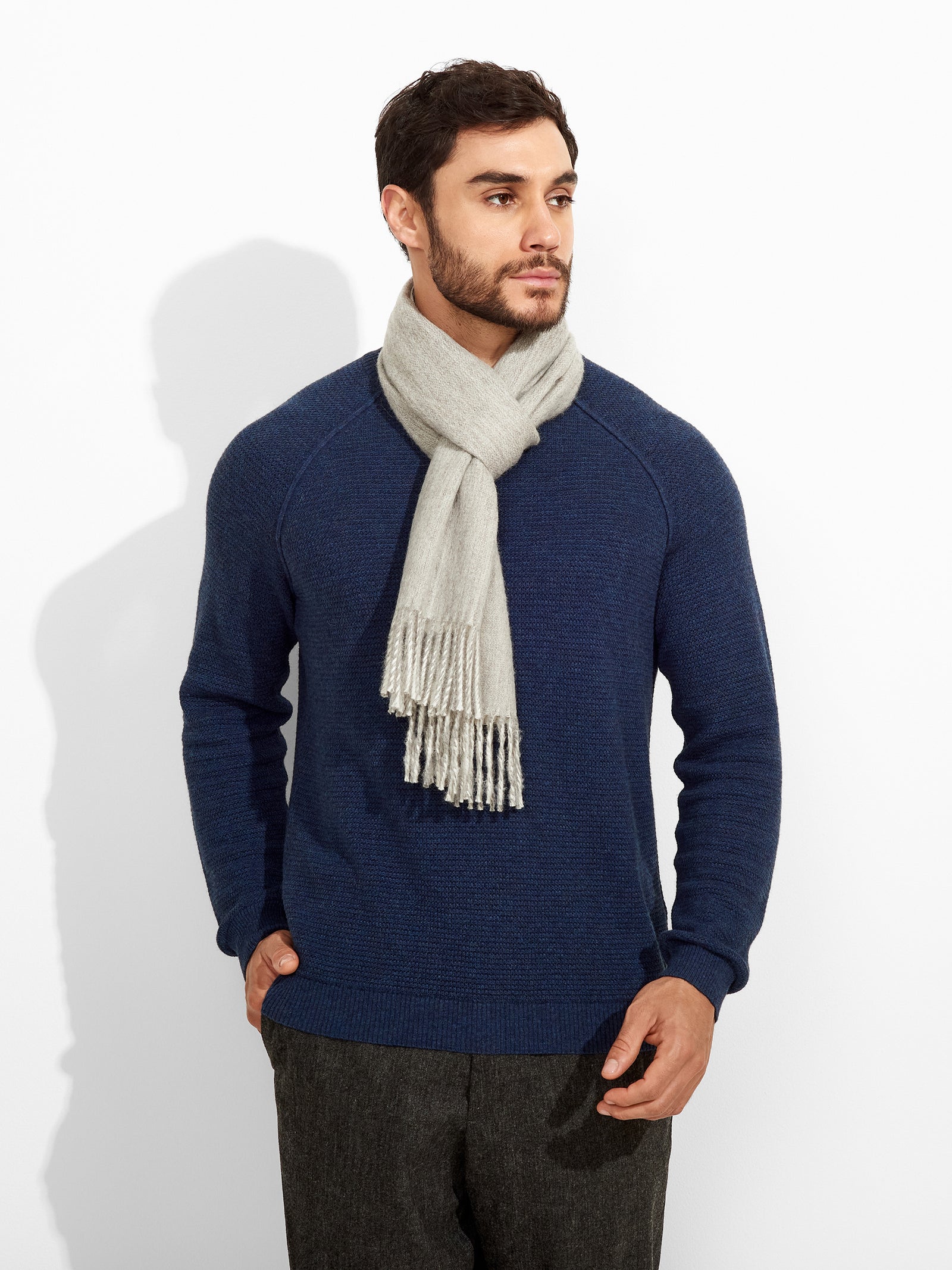 Chalina Tundra B De Baby Alpaca Color Gris