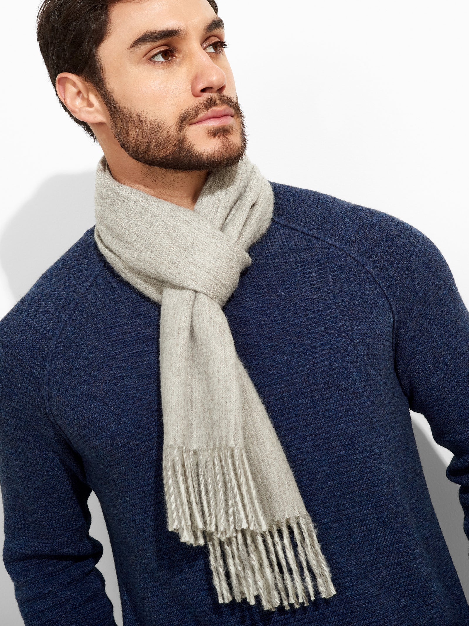 Chalina Tundra B De Baby Alpaca Color Gris