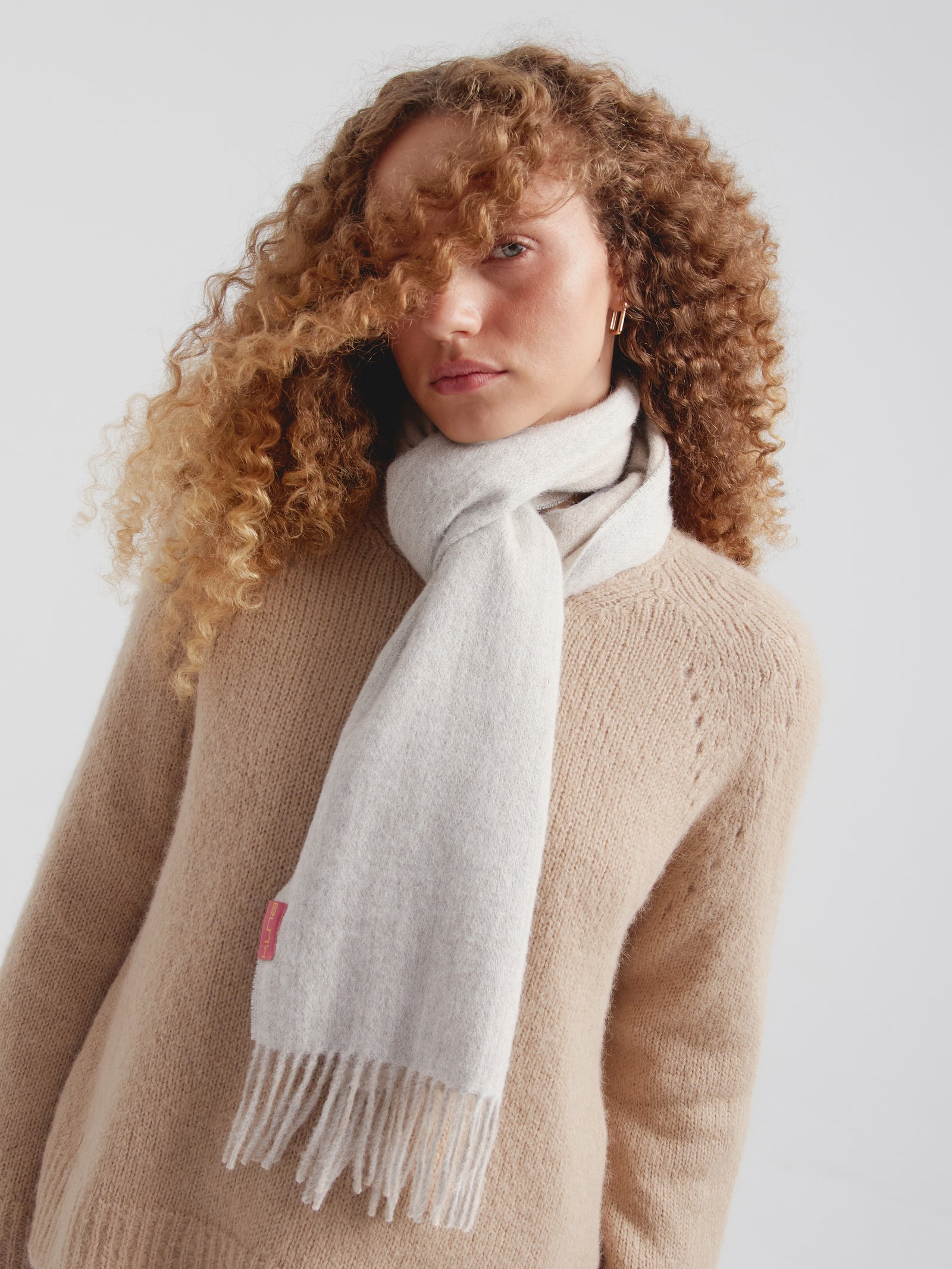 Chalina Tundra B De Baby Alpaca Color Gris