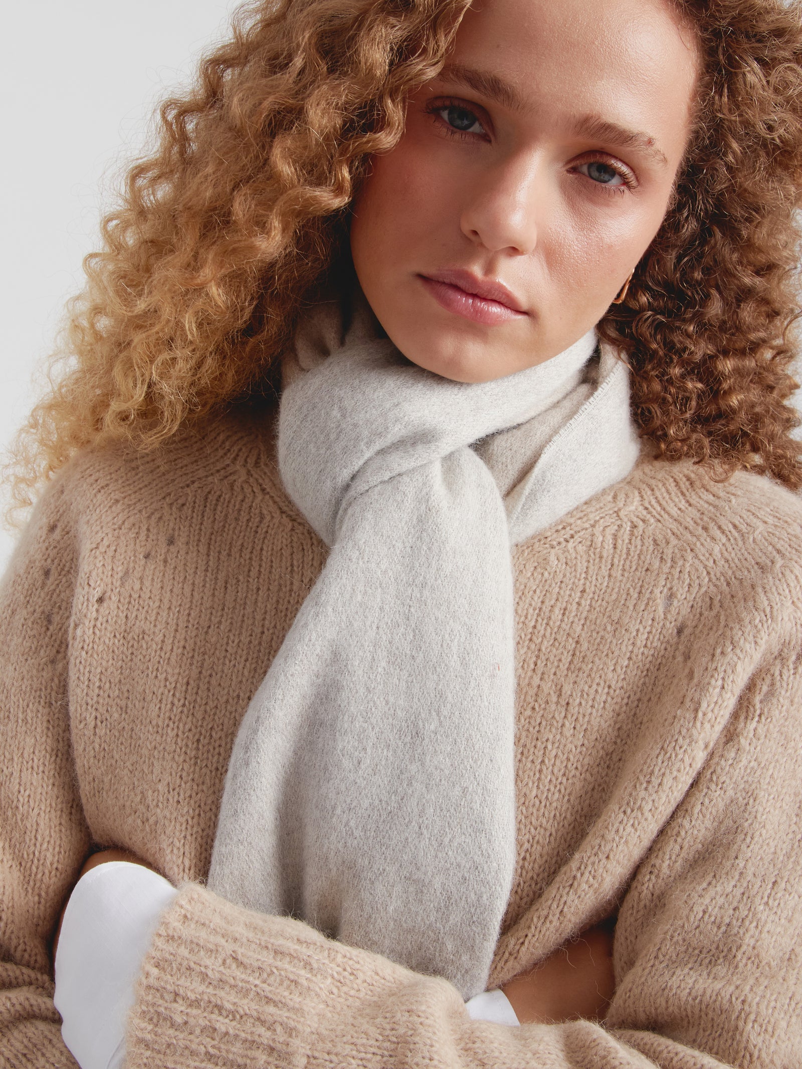 Chalina Tundra B De Baby Alpaca Color Gris