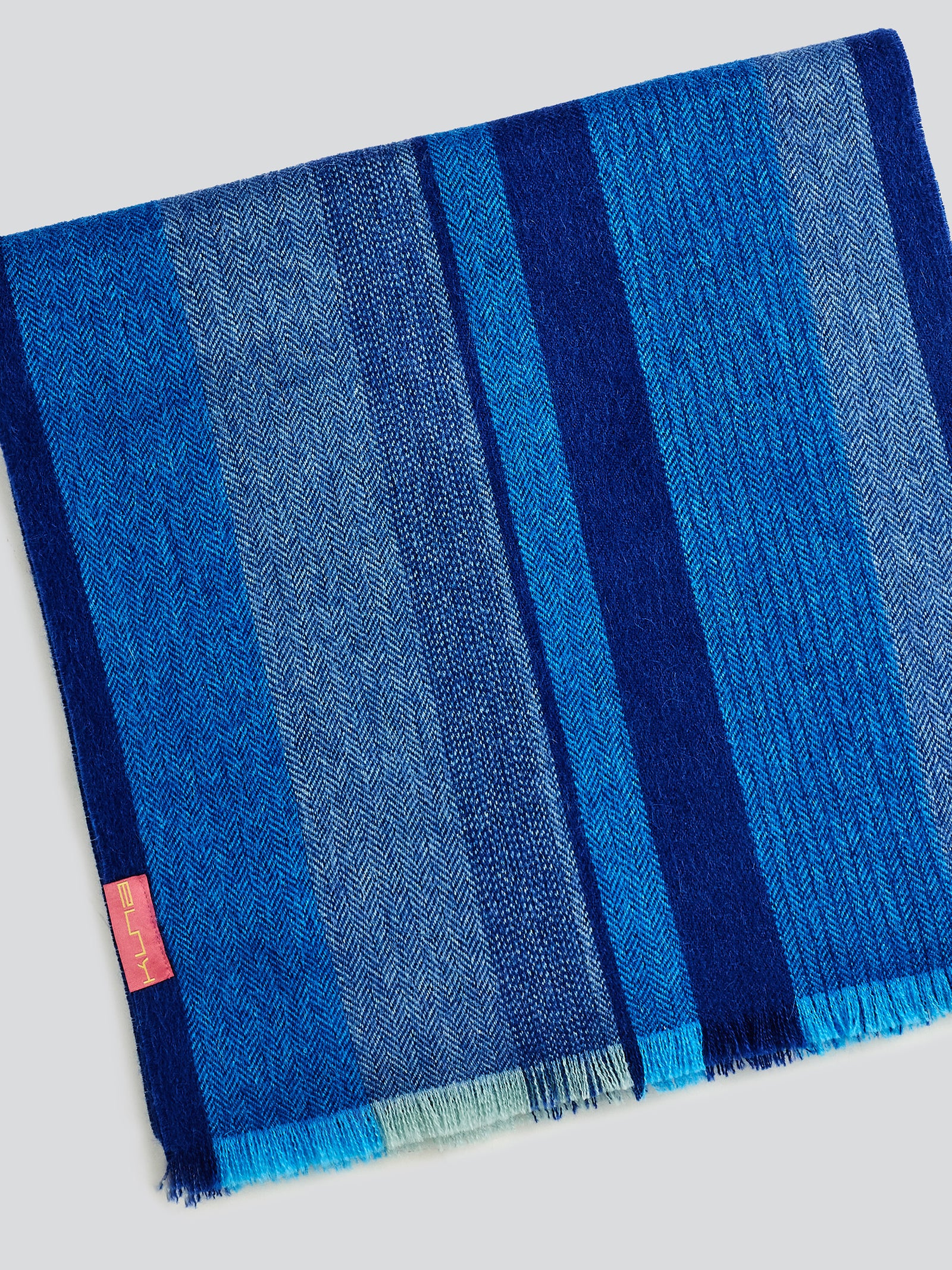 Valter Baby Alpaca Scarf in Blue