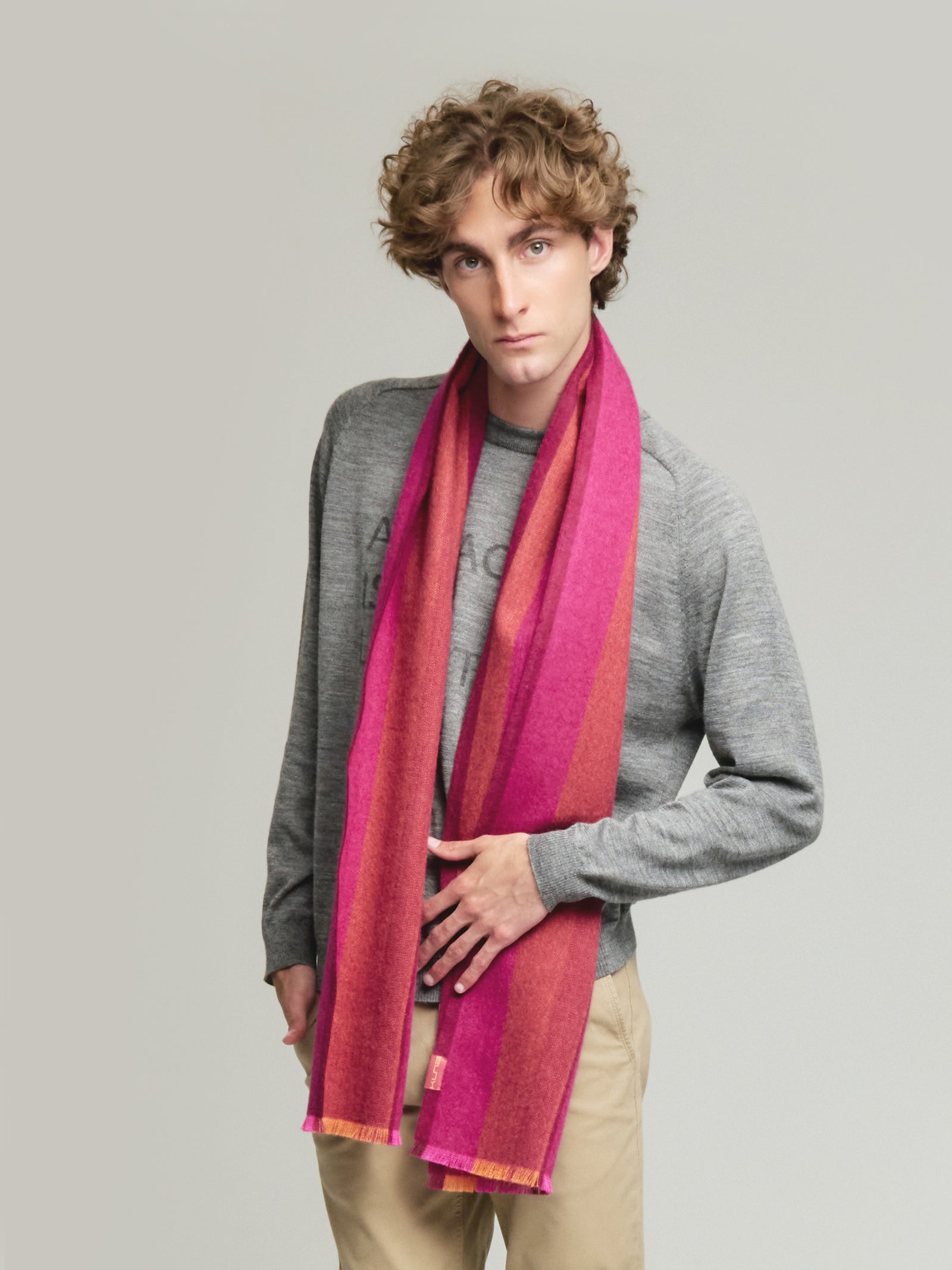 Chalina Valter De Baby Alpaca Color Fucsia