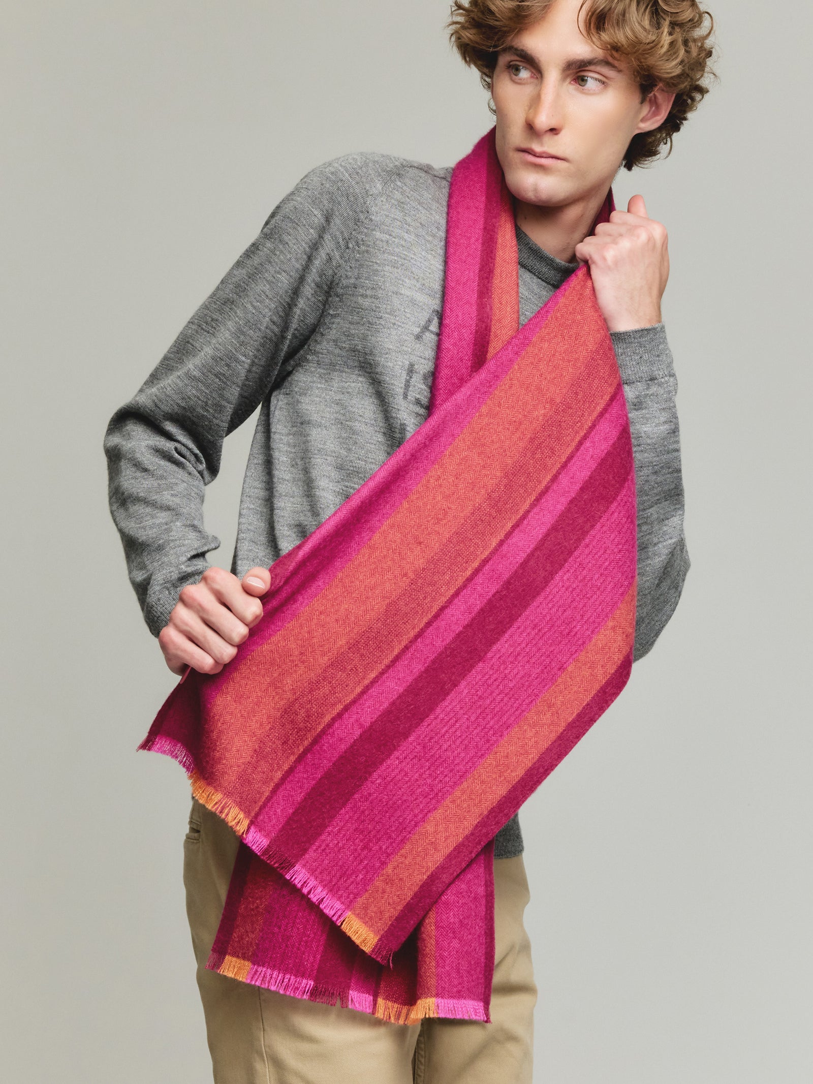 Chalina Valter De Baby Alpaca Color Fucsia