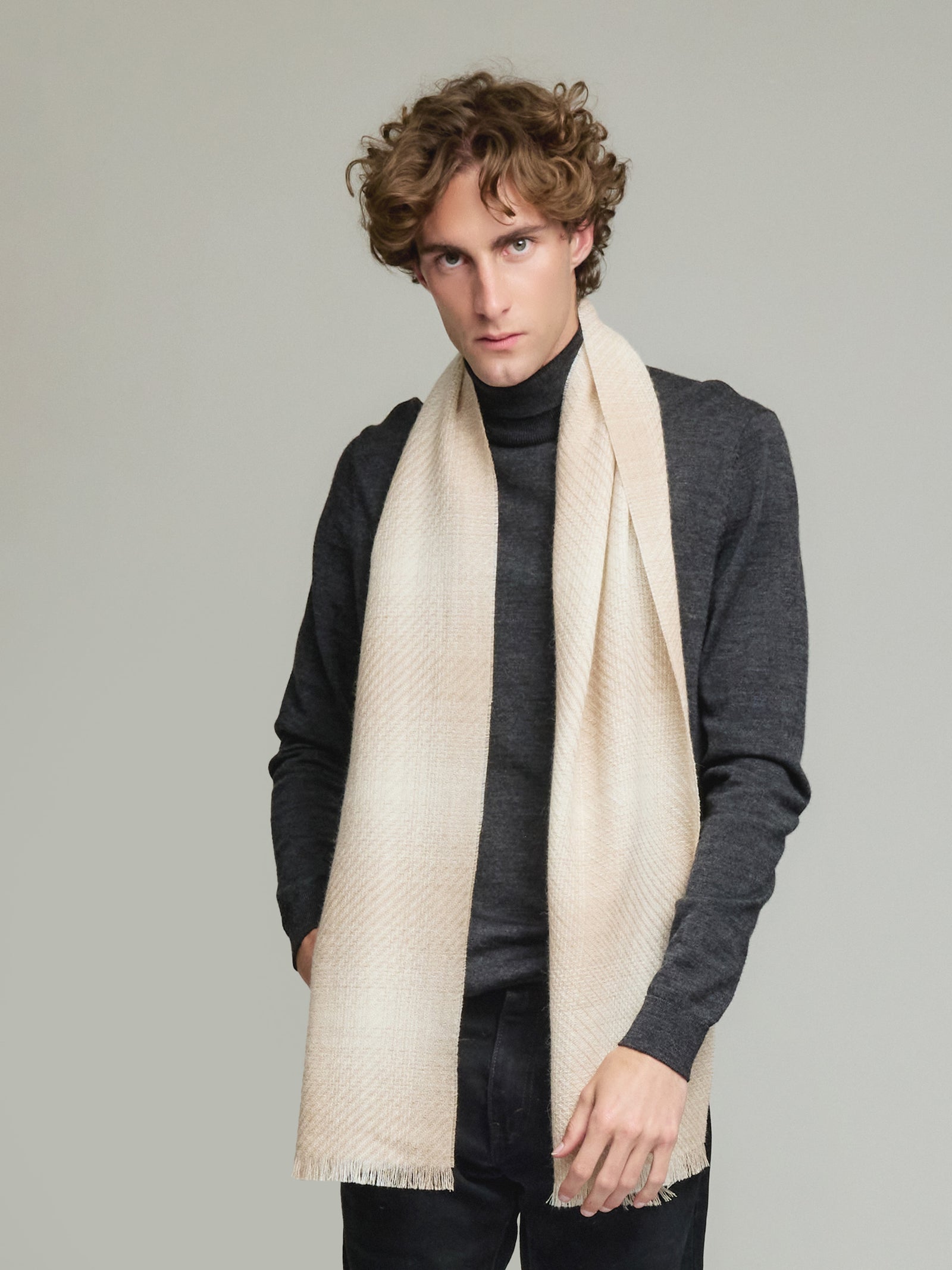 Chalina Valverde De Baby Alpaca Color Beige