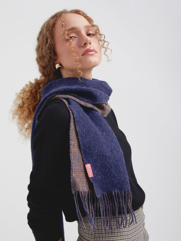 Chalina Cierto De Baby Alpaca Color Azul
