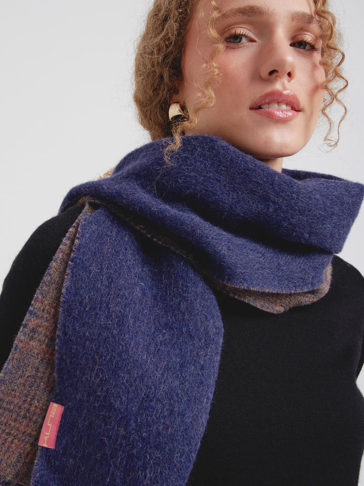 Chalina Cierto De Baby Alpaca Color Azul