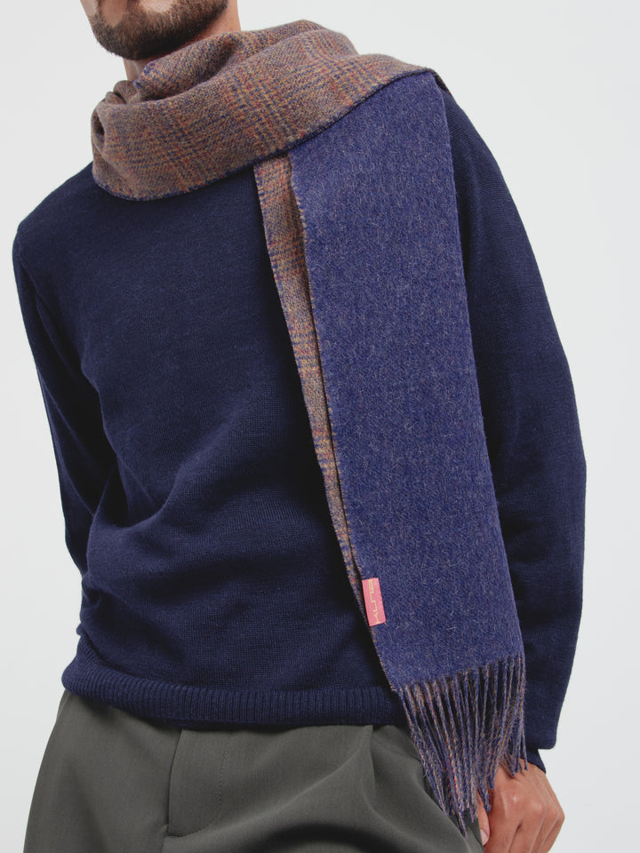 Chalina Cierto De Baby Alpaca Color Azul