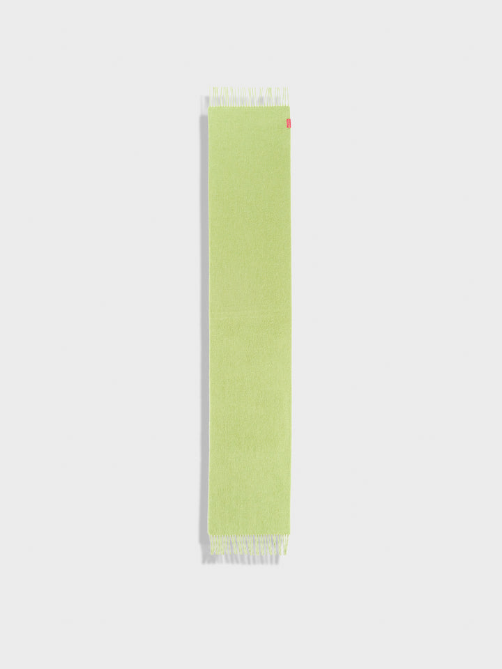 Baby Alpaca Zeta Scarf in Green