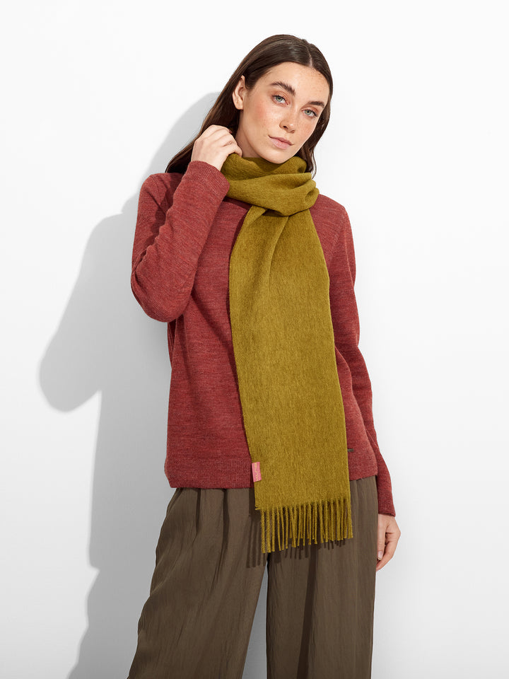 Chalina Zeta De Baby Alpaca Color Verde