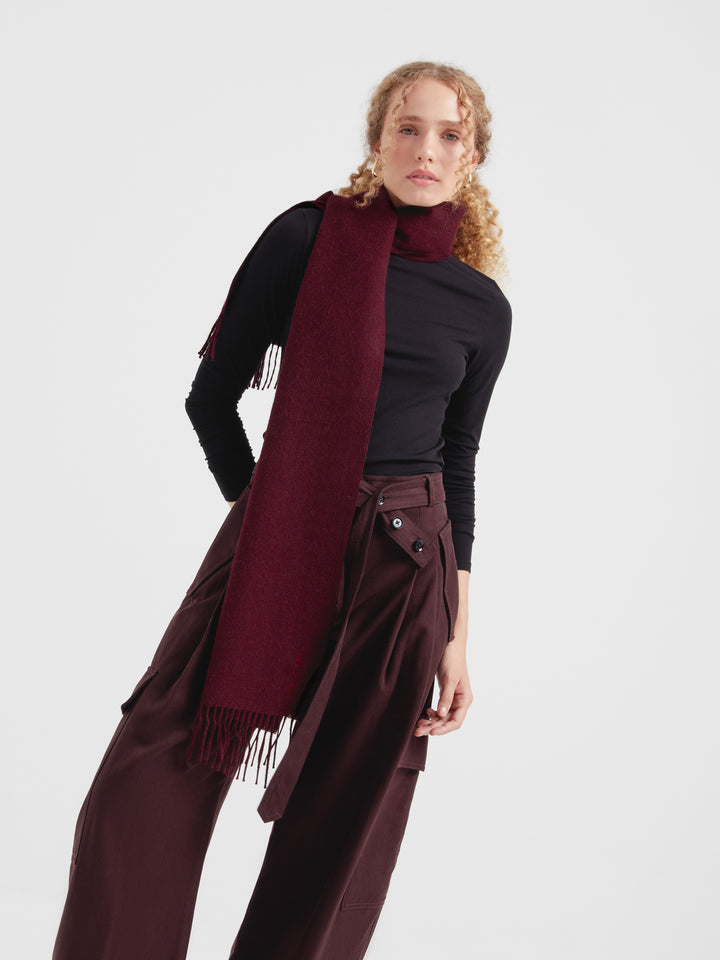 Chalina Zeta B De Baby Alpaca Color Guinda