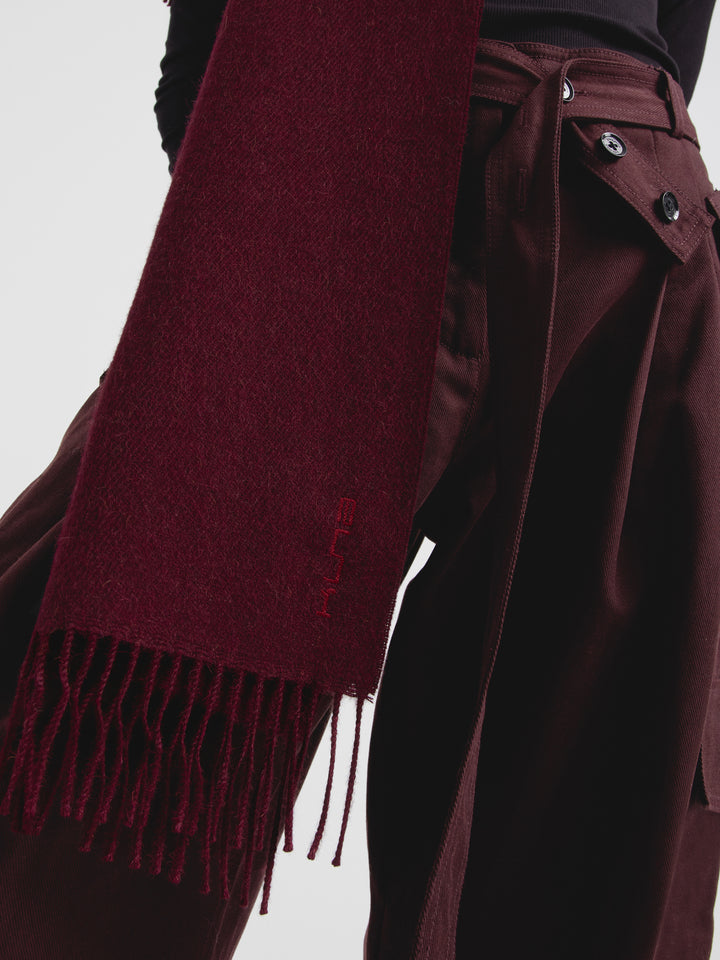 Chalina Zeta B De Baby Alpaca Color Guinda