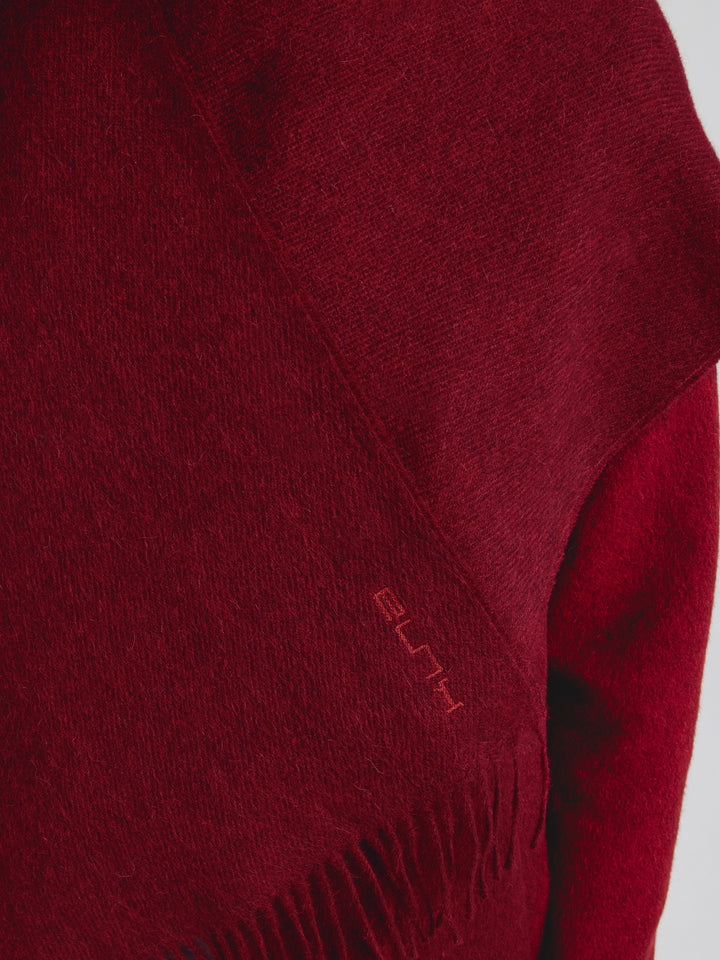 Chalina Zeta B De Baby Alpaca Color Guinda