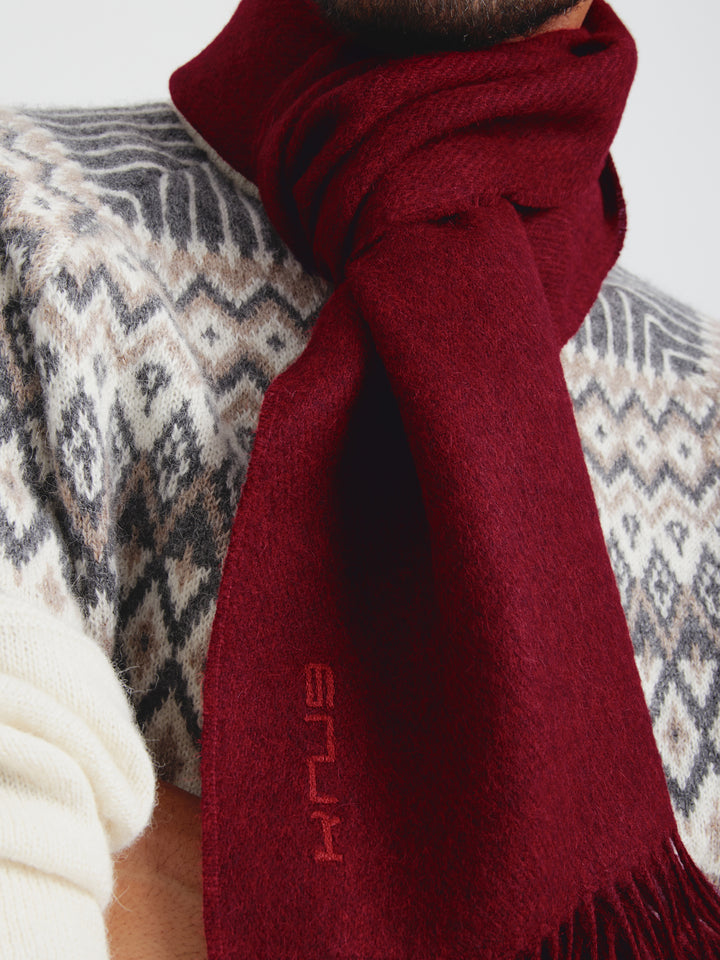 Chalina Zeta B De Baby Alpaca Color Guinda