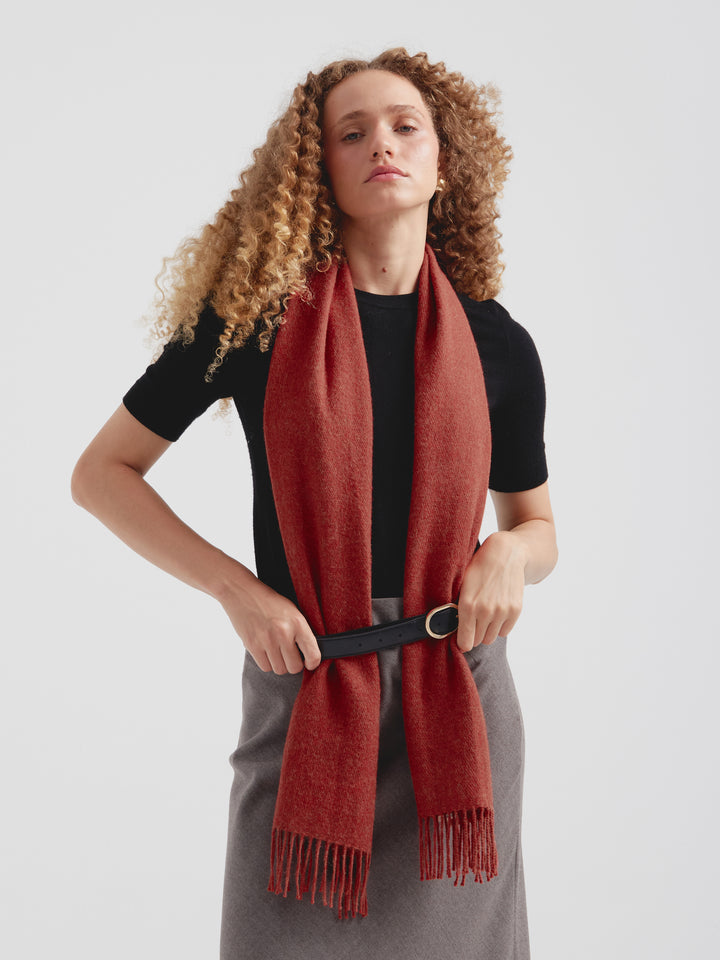 Chalina Zeta B De Baby Alpaca Color Naranja