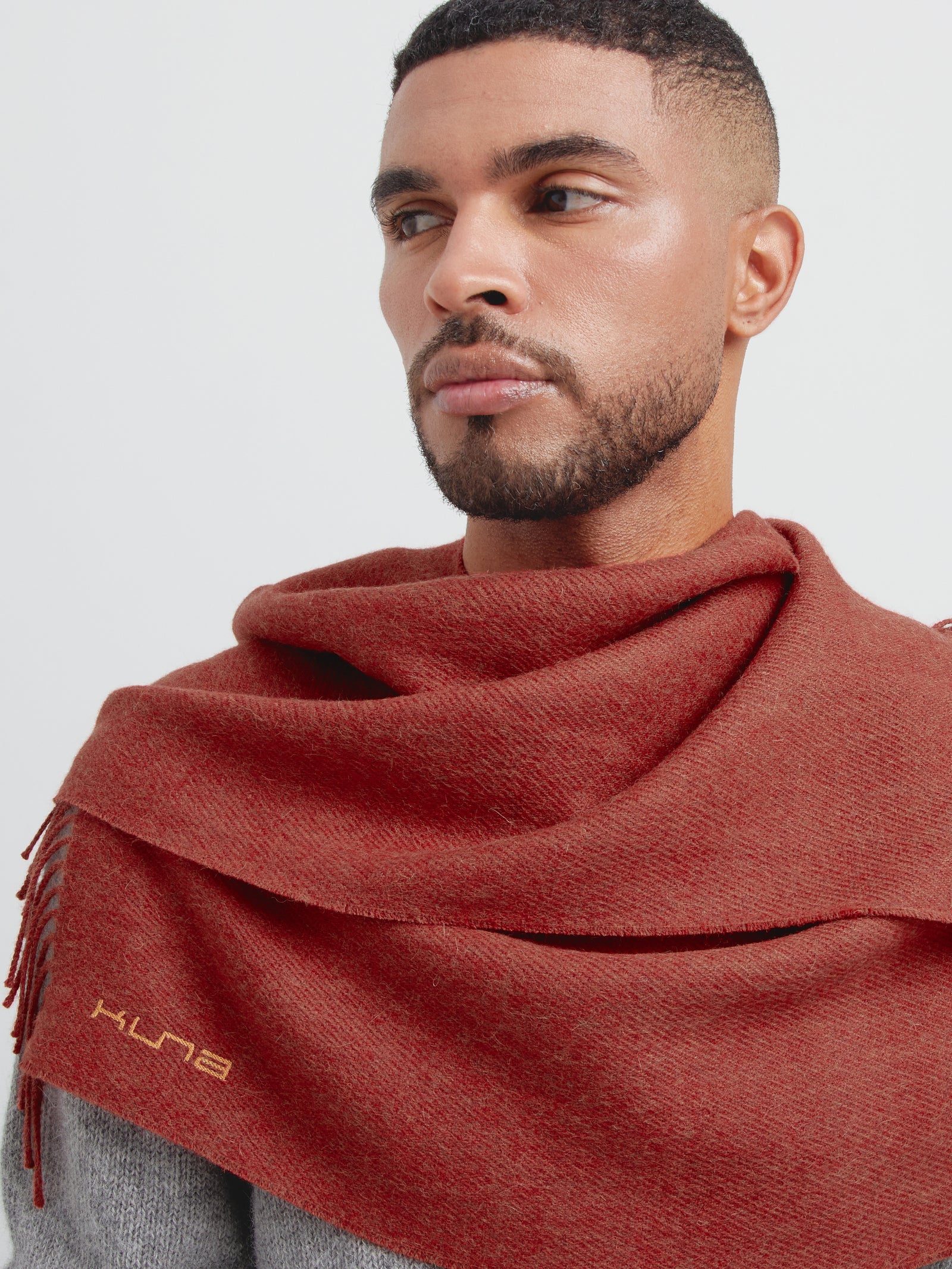 Chalina Zeta B De Baby Alpaca Color Naranja