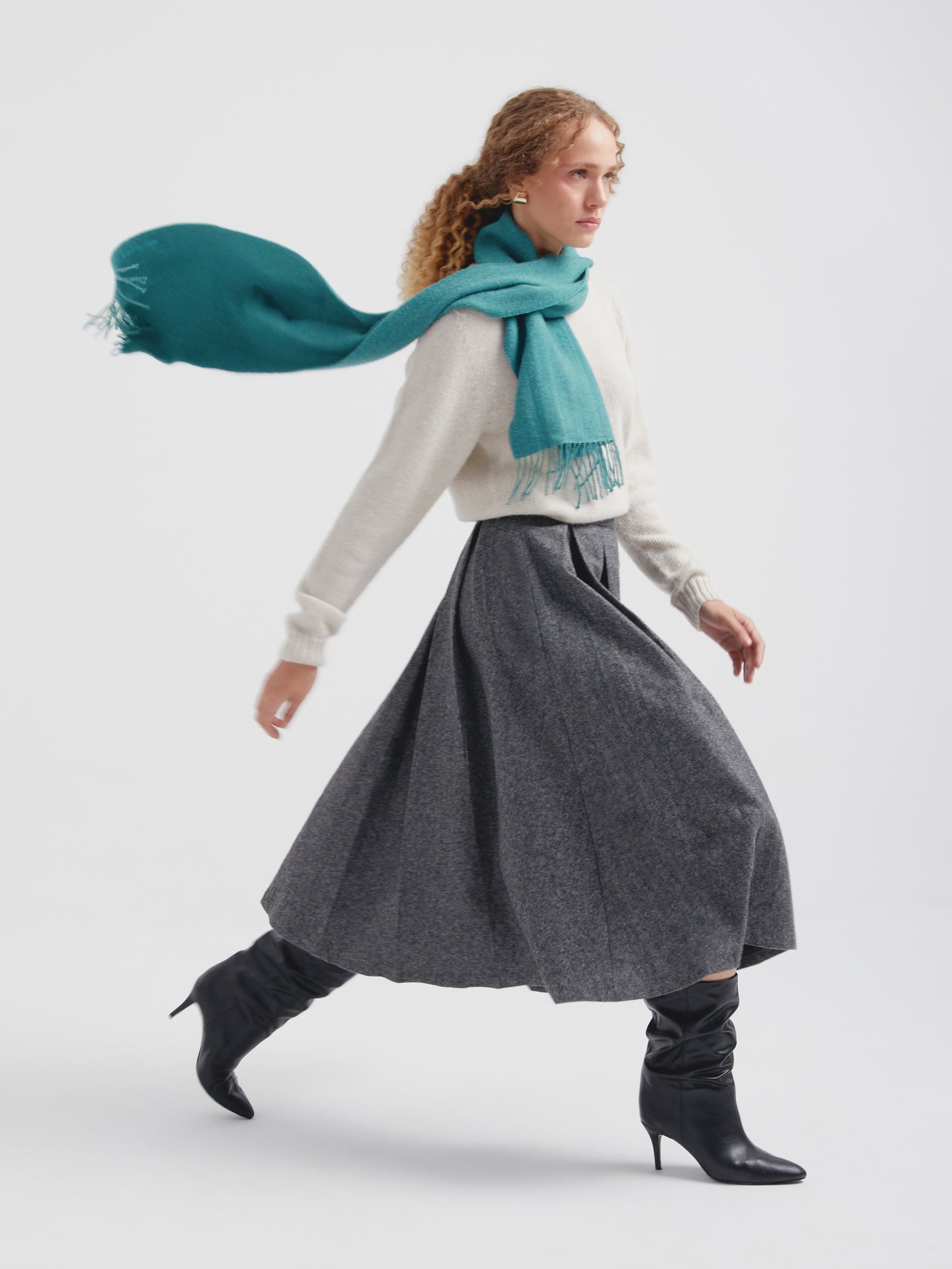 Chalina Zeta B De Baby Alpaca Color Verde