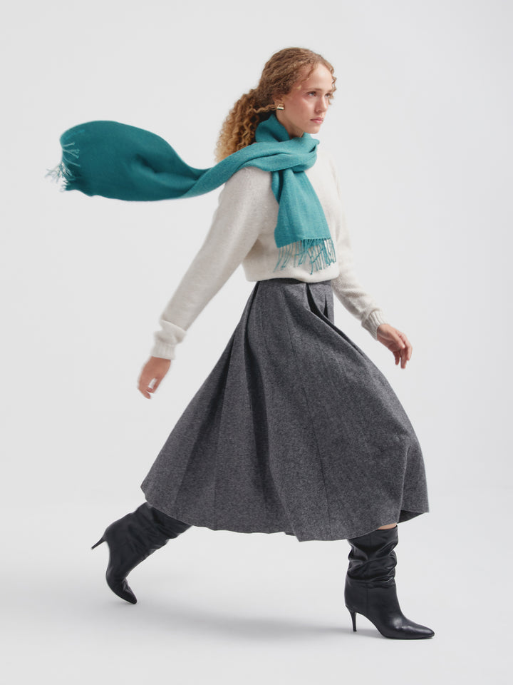 Chalina Zeta B De Baby Alpaca Color Verde