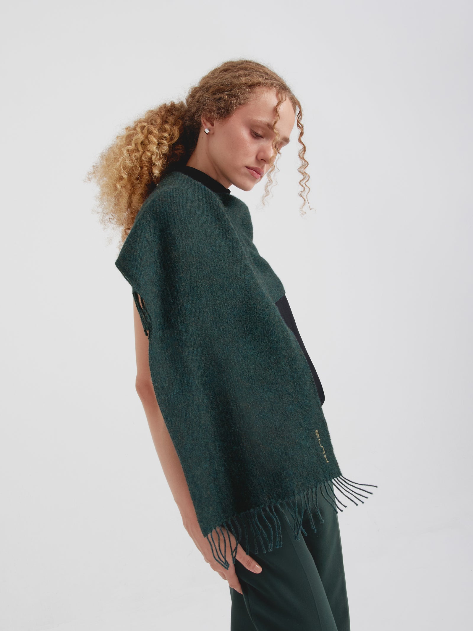 Chalina Zeta B De Baby Alpaca Color Verde