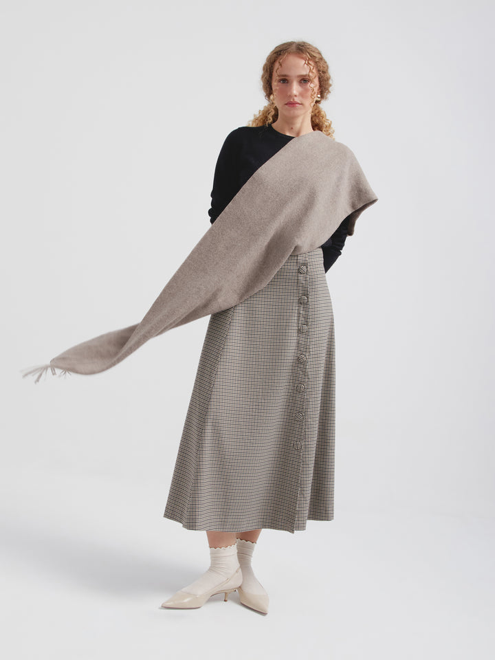 Chalina Zeta B De Baby Alpaca Color Gris