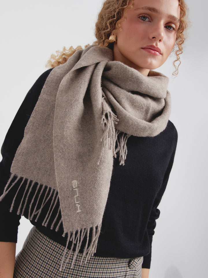 Chalina Zeta B De Baby Alpaca Color Gris