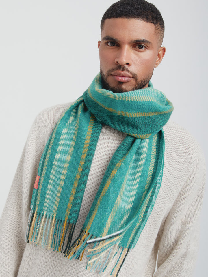 Chalina Catedral De Baby Alpaca Color Verde