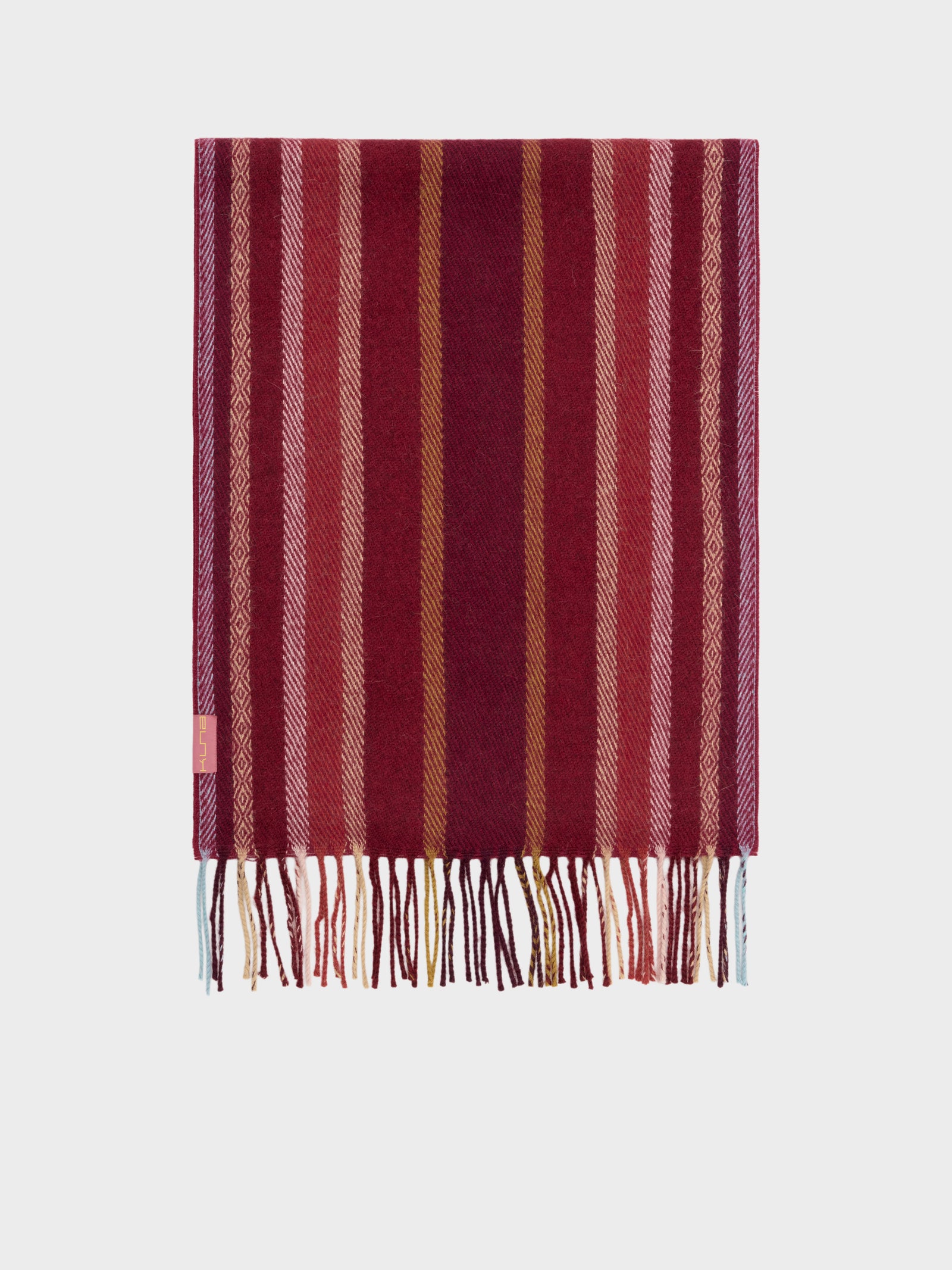 Chalina Catedral De Baby Alpaca Color Rojo