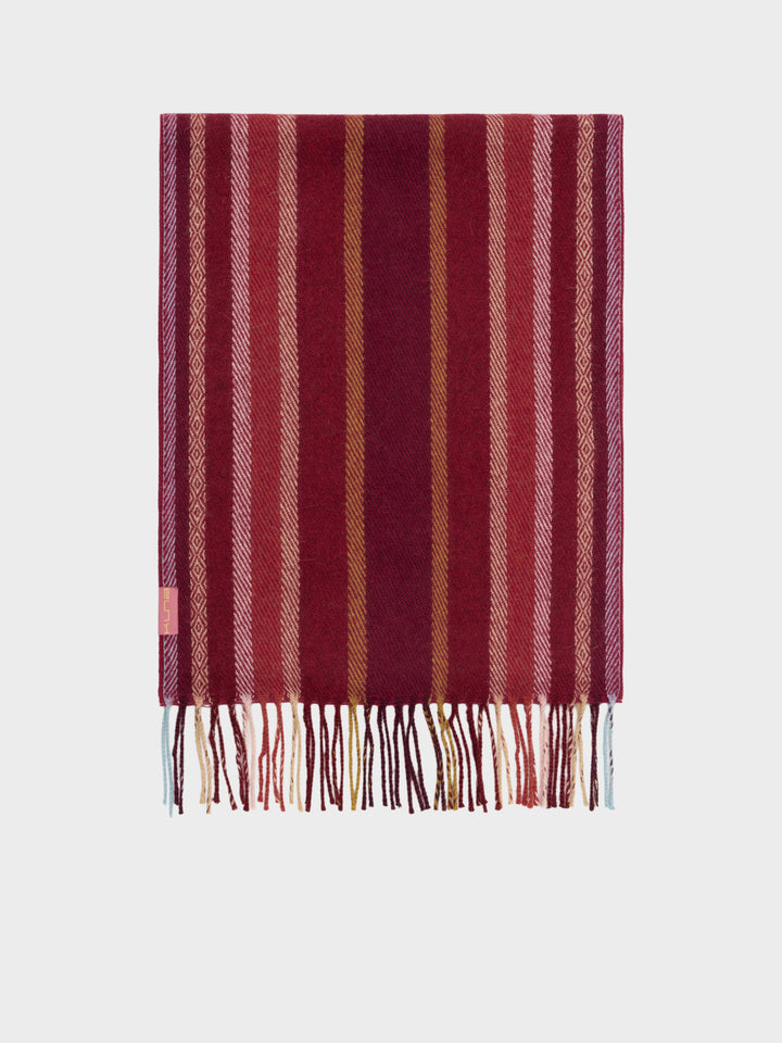 Chalina Catedral De Baby Alpaca Color Rojo