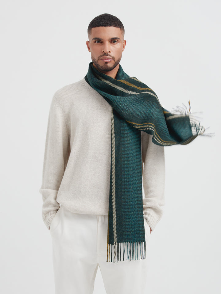 Chalina Cedar De Baby Alpaca Color Verde