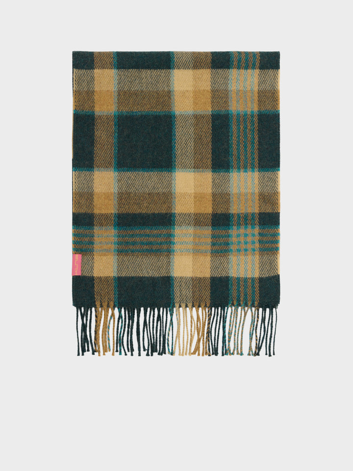 Chalina Check De Baby Alpaca Color Verde
