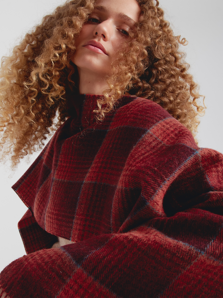 Chalina Castel De Baby Alpaca Color Rojo