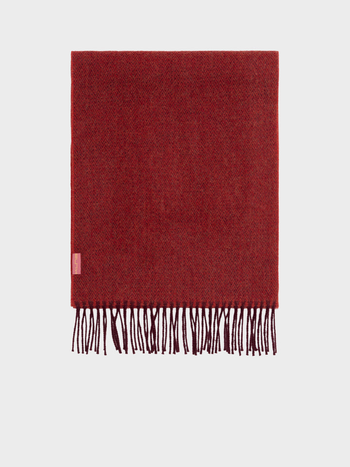 Chalina Celadon De Baby Alpaca Color Rojo