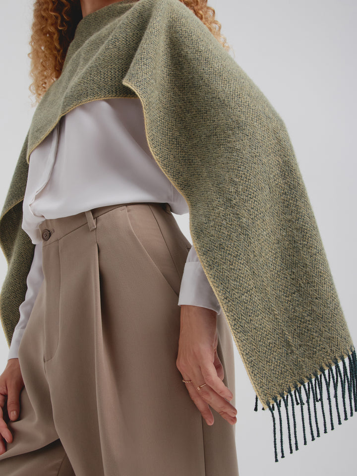 Chalina Celestin De Baby Alpaca Color Verde