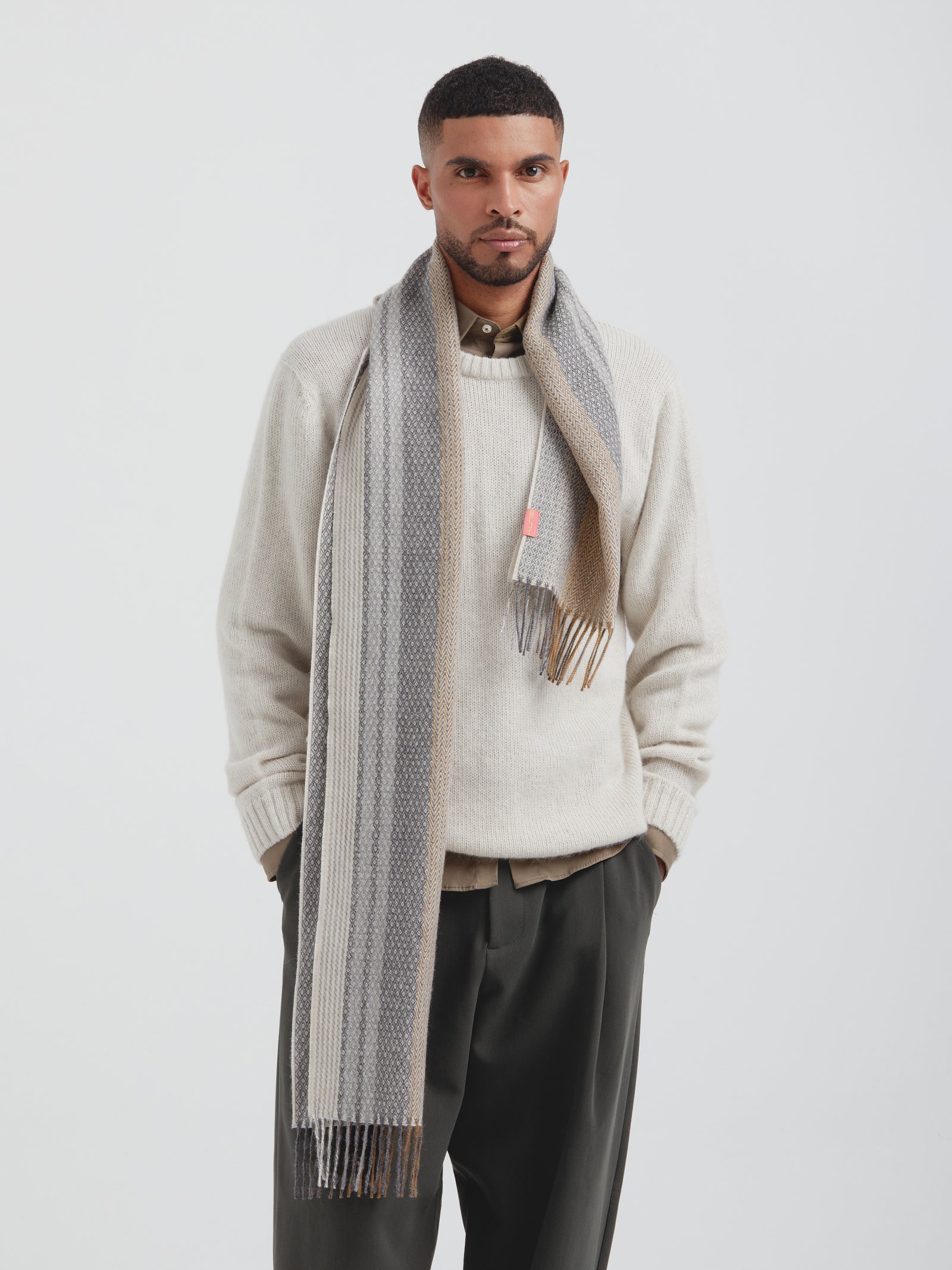 Chalina Cesped De Baby Alpaca Color Beige