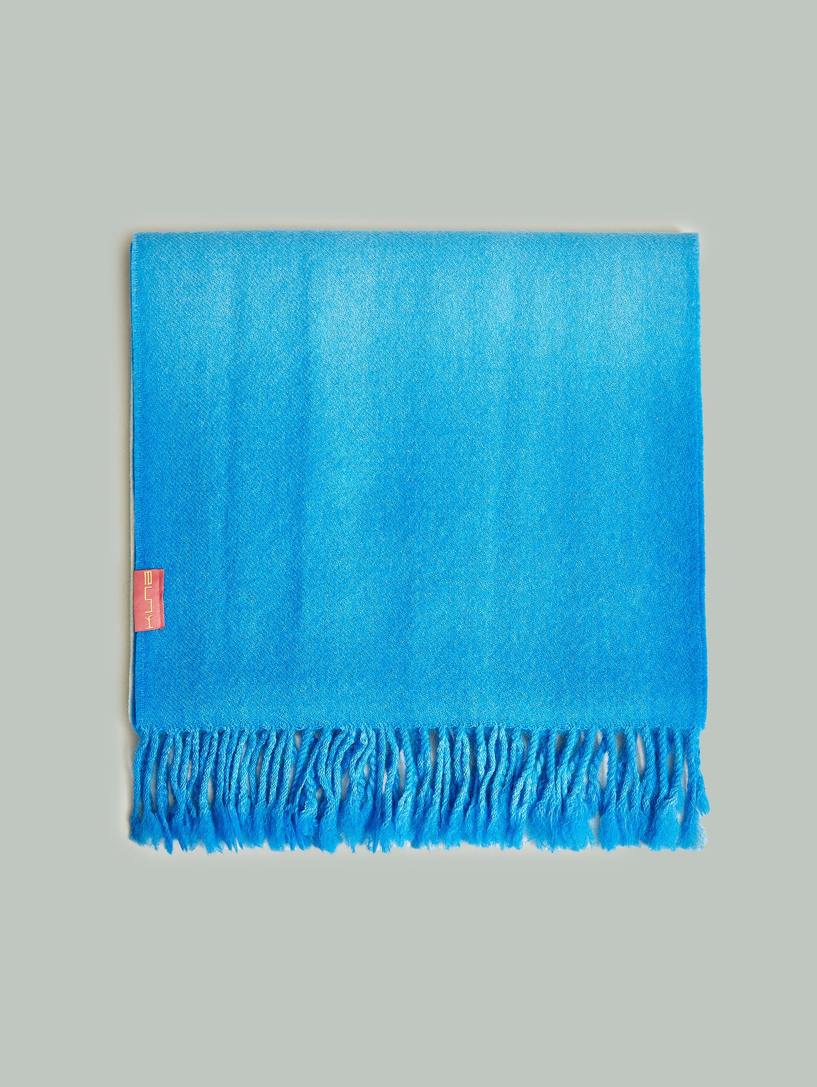 Yemi Baby Alpaca Scarf in Turquoise Color