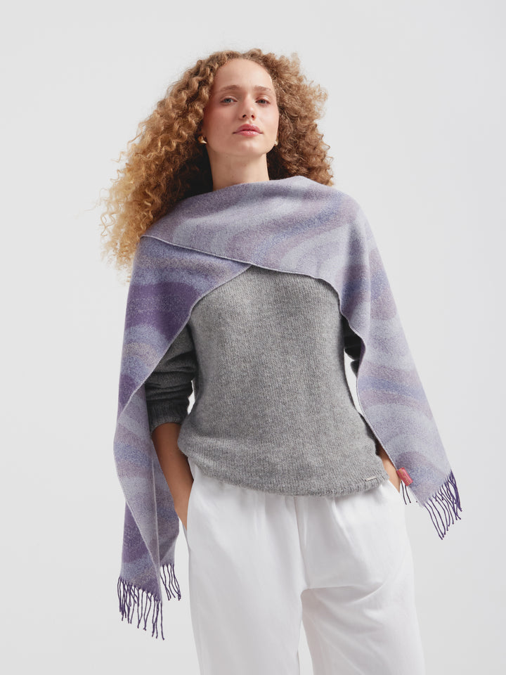 Chalina Chapel De Baby Alpaca Color Morado