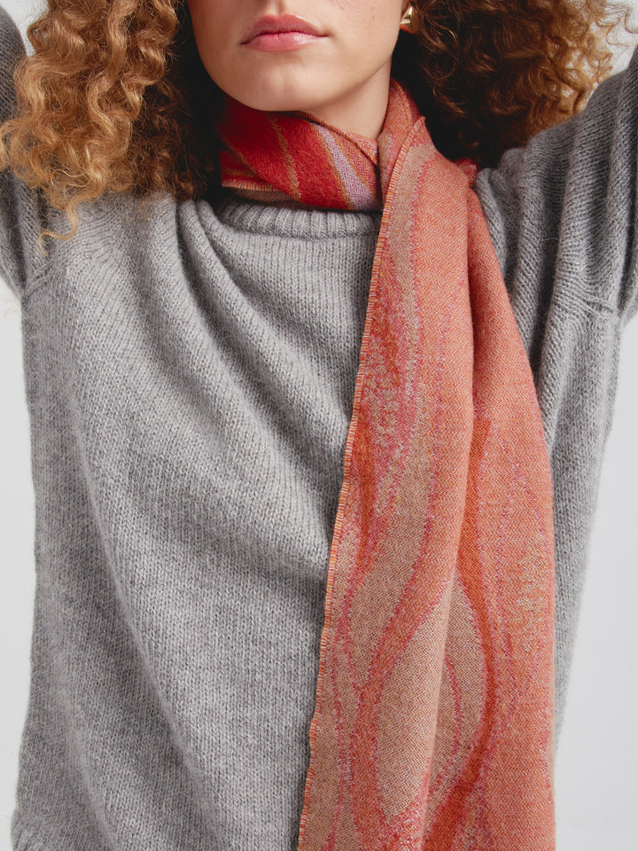 Chalina Charango De Baby Alpaca Color Rojo