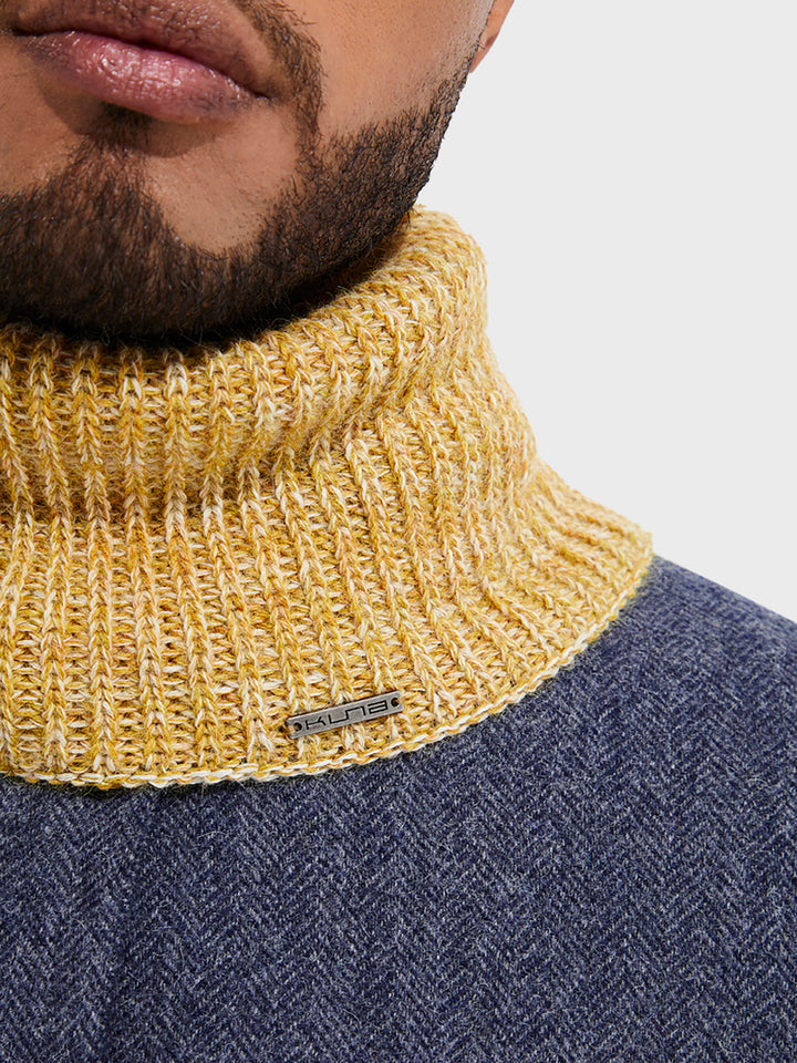 Chalina Ubicate Neck De Baby Alpaca Color Amarillo
