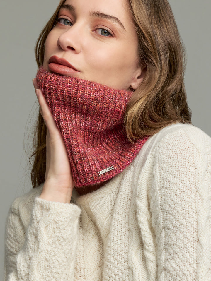 Chalina Ubicate Neck De Baby Alpaca Color Rojo