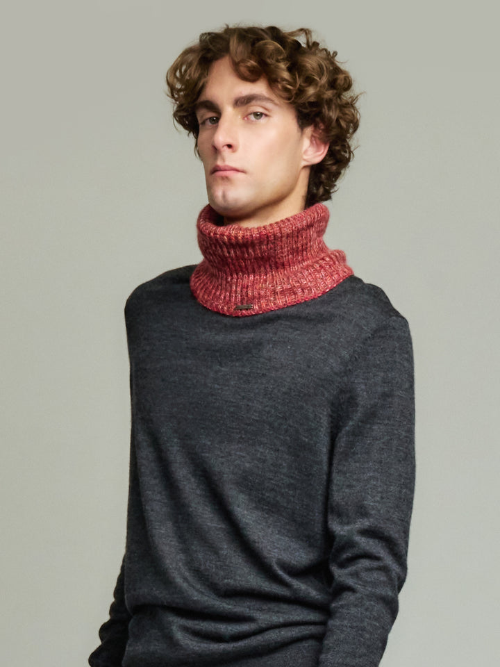 Chalina Ubicate Neck De Baby Alpaca Color Rojo