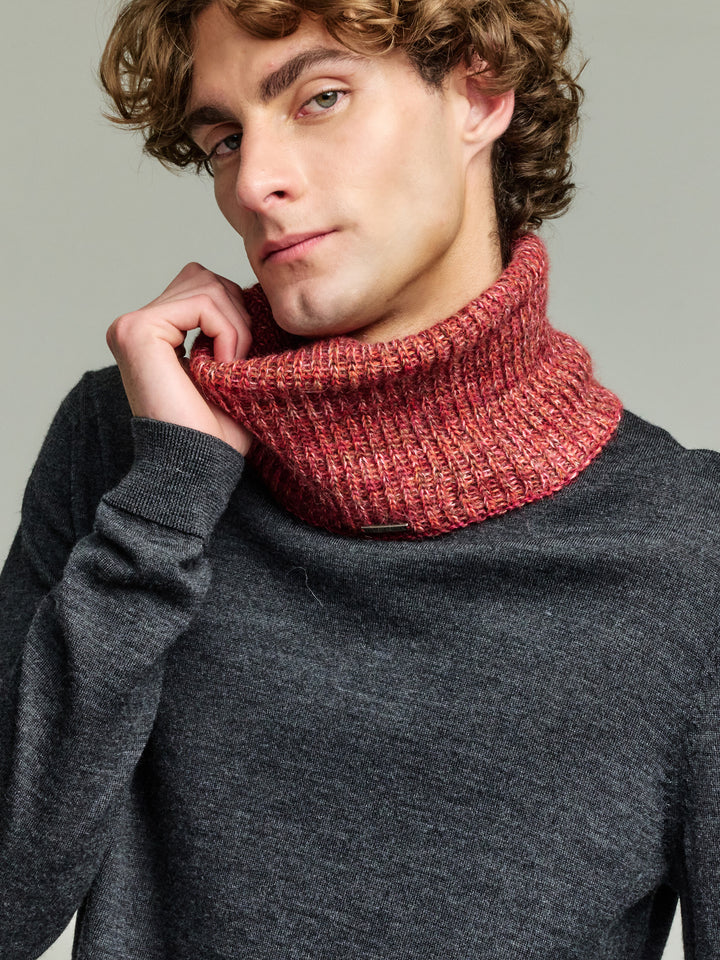 Chalina Ubicate Neck De Baby Alpaca Color Rojo