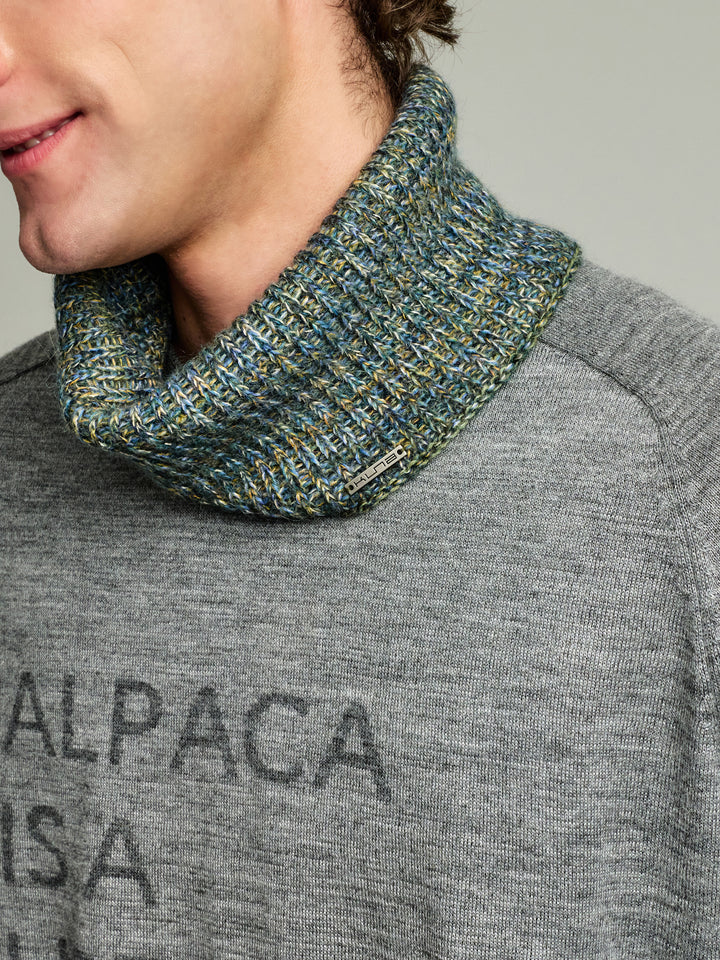 Chalina Ubicate Neck De Baby Alpaca Color Turquesa