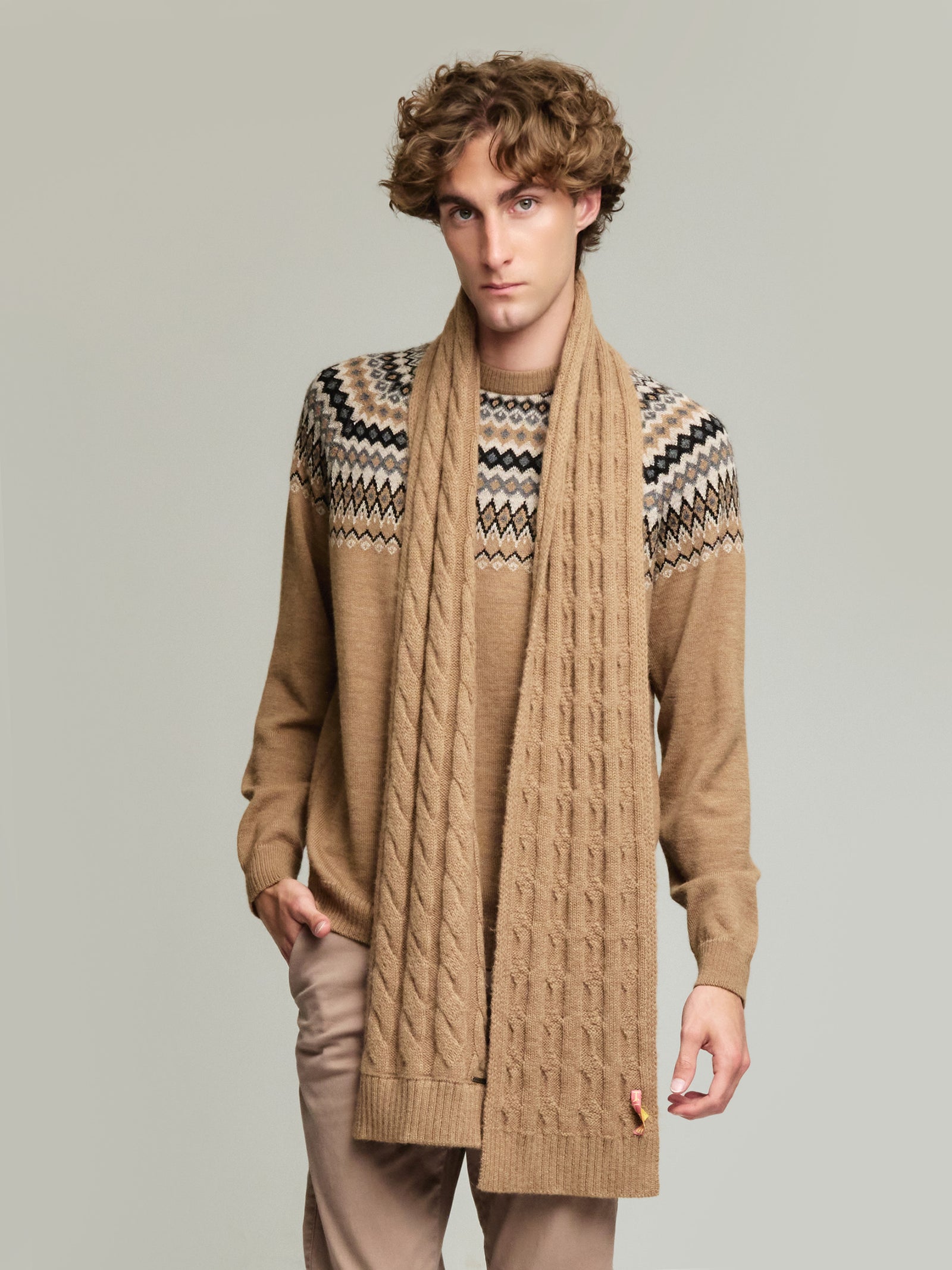 Chalina Yarela De Baby Alpaca Color Camel