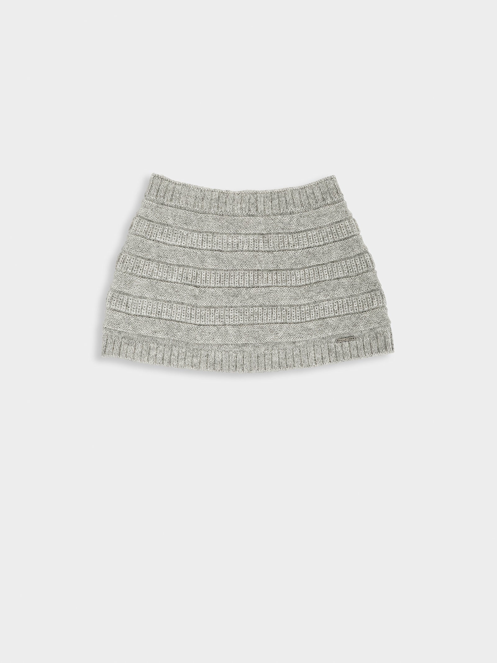 Gray Baby Alpaca Zada Scarf