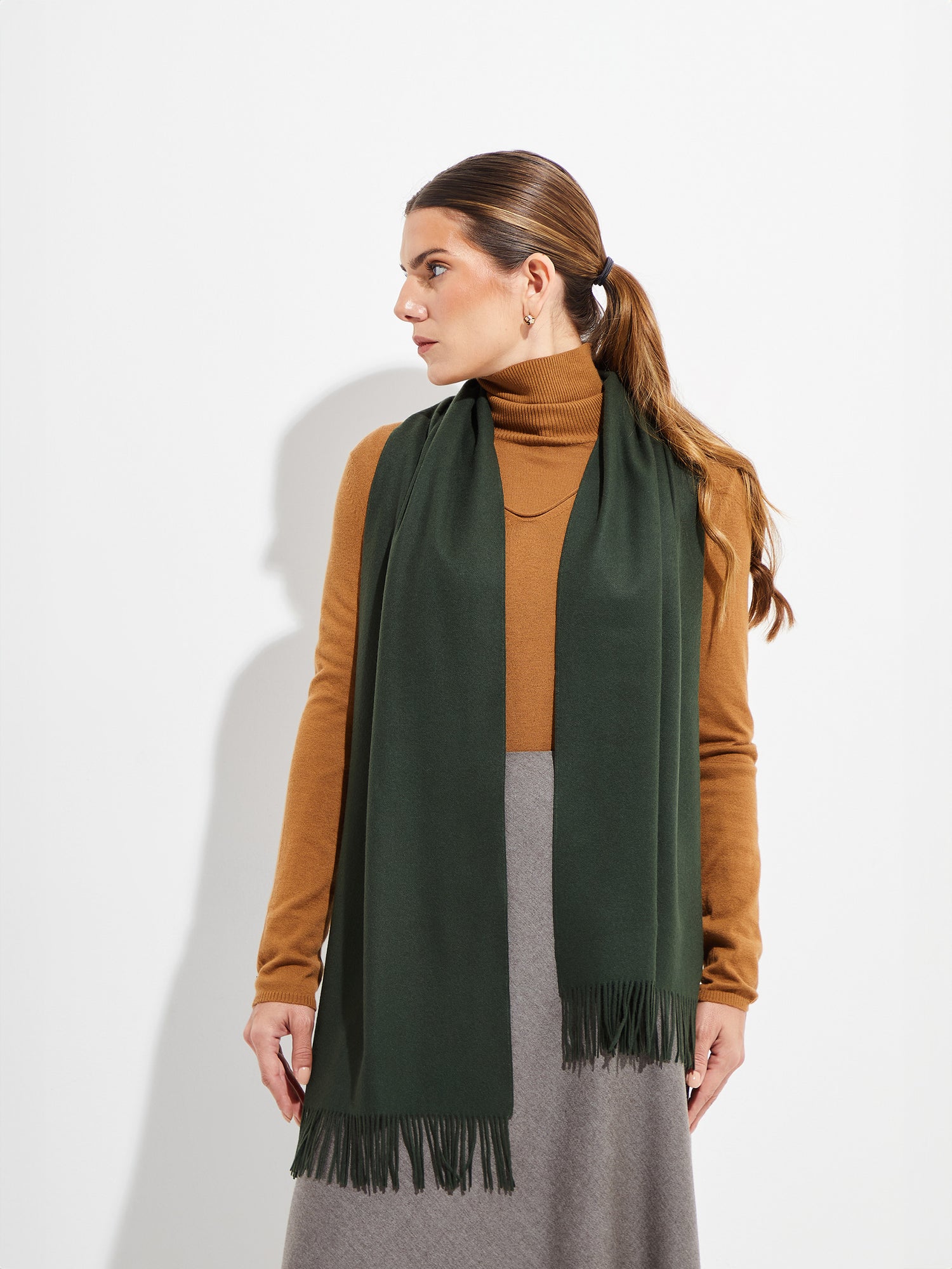 Chalina Basel De Vicuña Color Verde