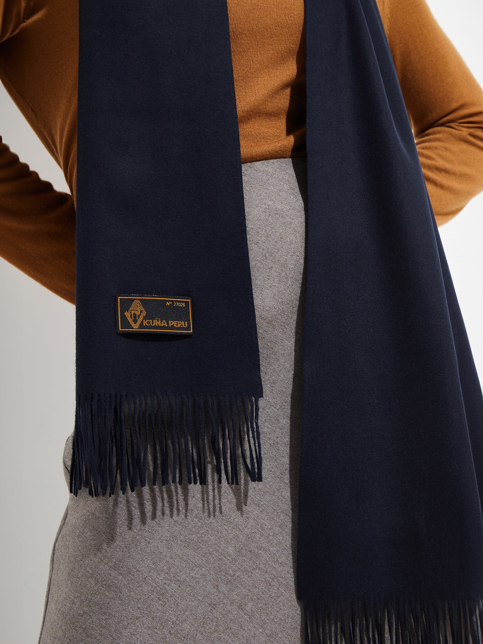Chalina Basel De Vicuña Color Azul