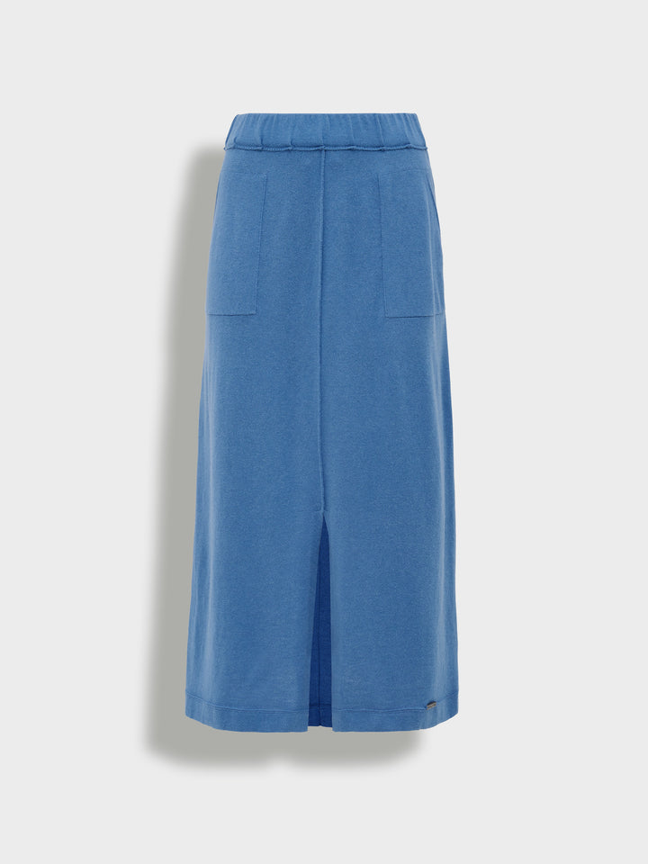 Blue Cotton Zandra Skirt