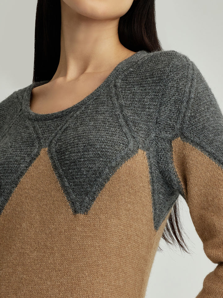 Vestido Yelissa De Baby Alpaca Color Camel