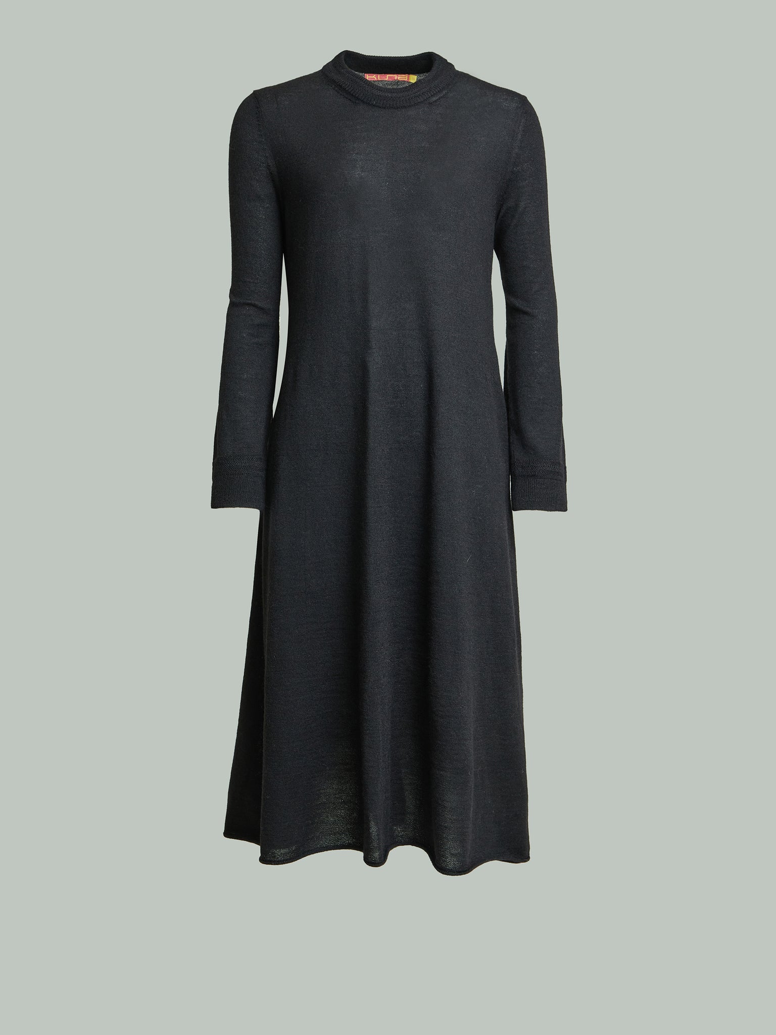 Vestido Brianna De Baby Alpaca Color Negro