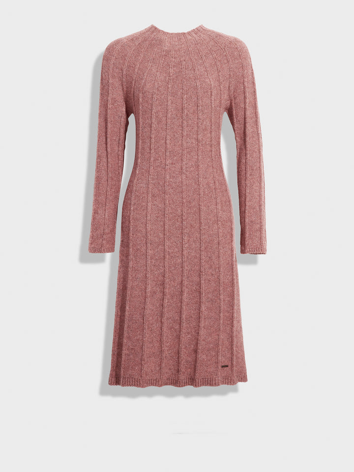 Vestido Zephir De Baby Alpaca Color Rosado